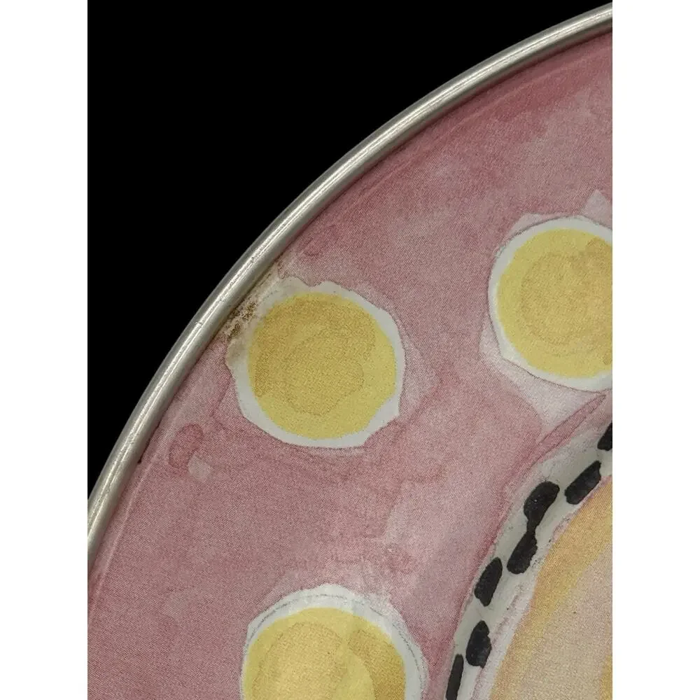 MacKenzie Childs Spring Chicken Plate 8
